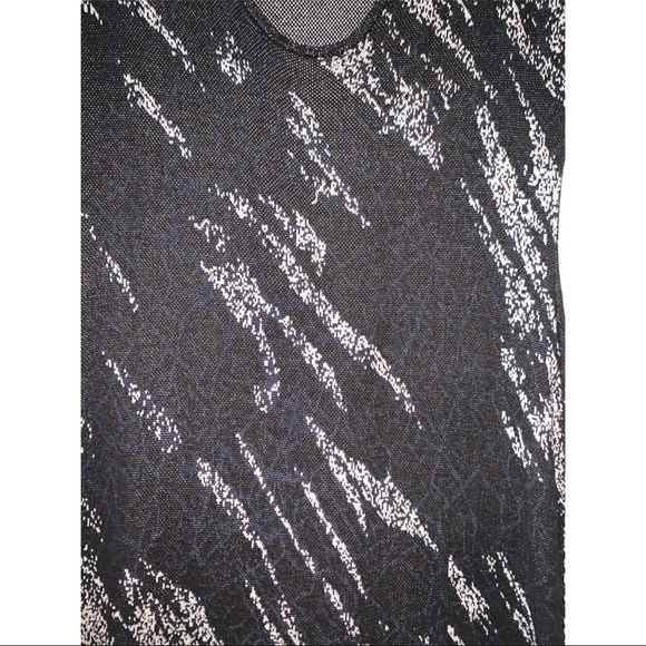 BCBG Size Large Dress Sliver/Black - Picture 3 of 3